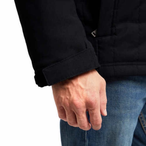 Orvis Men's Hooded Quilted Jacket Black S M XL NEW - Picture 2 of 4